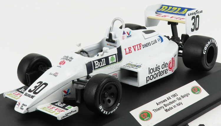 CP-MODEL 1/18 アロウズ F1 A6 フォード リズラ ベルギーGP #30 1983 ティエリー・ブーツェンCP-MODEL 1:18 ARROWS F1 A6 FORD RIZLA BELGIUM GP N 30 1983 T.BOUTSEN