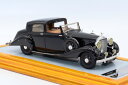 イラリオ 1/43 ロールスロイス ファントム 3 セダンカドビル フーパー 1937 ブラックIlario 1:43 Rolls Royce Phantom 3 Sedanca De Ville Hooper 1937 Black