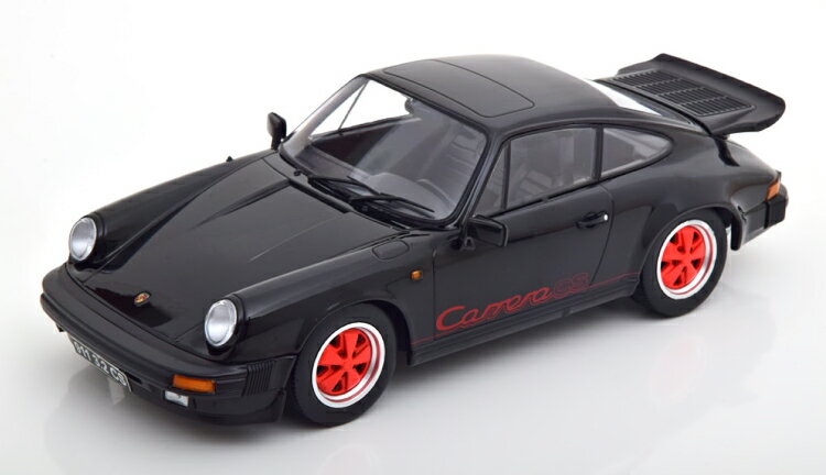 KK-SCALE 1/18 ポルシェ 911 カレラ 3.2 クラブスポーツ 1989 ブラックKK-Scale 1:18 Porsche 911 Carrera 3.2 Clubsport 1989 black