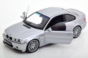 ソリド 1/18 BMW M3 E46 CSL 2003 ライトグレーメタリック 開閉Solido 1:18 BMW M3 E46 CSL 2003 lightgrey-metallic