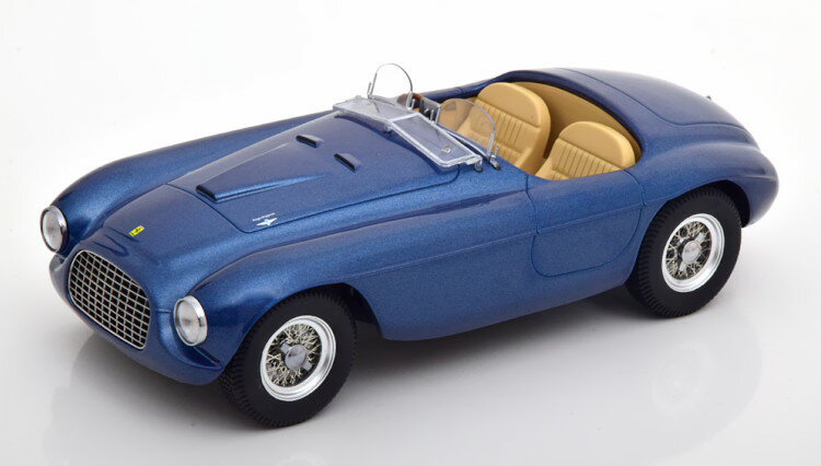 KK-Scale 1/18 tF[ 166 MM oPb^ 1949 u[^bNKK-Scale 1:18 Ferrari 166 MM Barchetta 1949 bluemetallic