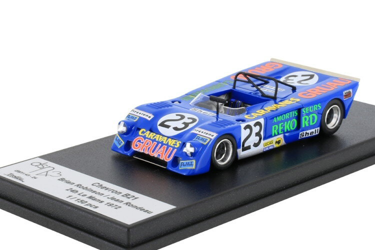 TROFEU 1/43 VFu B23 RX[X #23 24ԃE} 1972TROFEU 1:43 CHEVRON B23 COSWORTH #23 24H LE MANS 1972 BRIAN ROBINSON JEAN RONDEAU