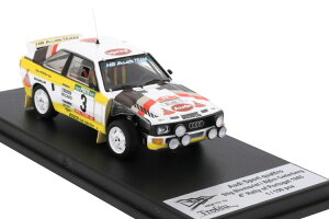 TROFEU 1/43 アウディ スポーツ クワトロ #3 ラリー・ド・ポルトガル 1985 スティグ・ブロンクビストTROFEU 1:43 AUDI SPORT QUATTRO #3 RALLY PORTUGAL 1985 STIG BLOMQVIST / BJORN CEDERBERG