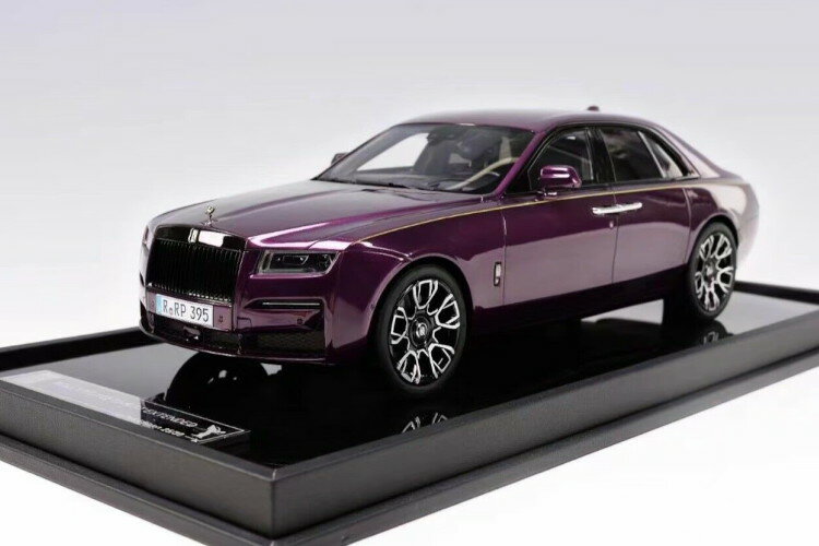 T&P 1/18 ロールスロイス ファントム ゴースト エクステンデッド ボディ パープル 30台限定T&P 1:18 Rolls Royce Phantom Ghost Extended body in Purple 30 pieces