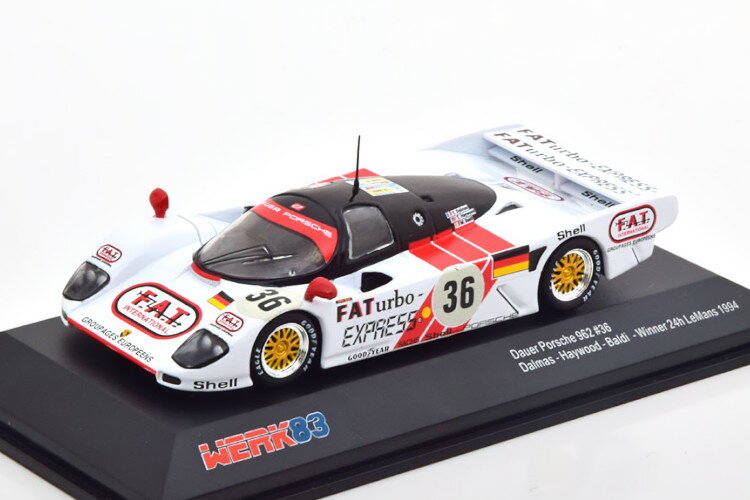 xN83 1/43 |VF _EA[ 962 D 24 E} 1994 _}XWerk83 1:43 Porsche Dauer 962 Winner 24h Le Mans 1994 Dalmas/Haywood/Baldi