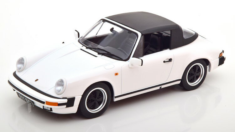 KK-SCALE 1/18 ポルシェ 911 SC カブリオレ ソフトトップ 1983 ホワイトKK-Scale 1:18 Porsche 911 SC Cabriolet with Softtop 1983 white