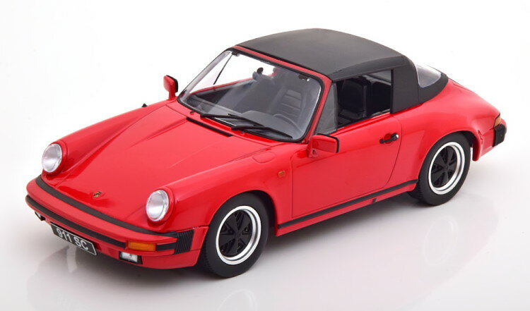 KK-SCALE 1/18 |VF 911 SC JuI \tggbv 1983 bhKK-Scale 1:18 Porsche 911 SC Cabriolet with Softtop 1983 red