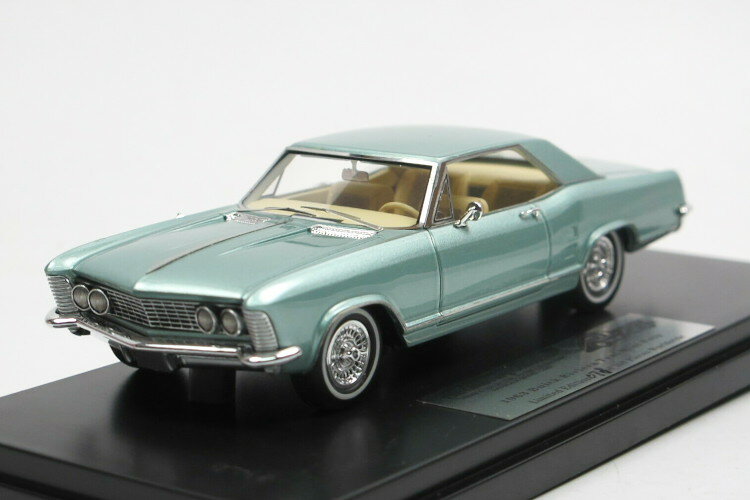 ゴールドバーグ コレクション 1/43 ビュイック リビエラ 1963 グリーンGoldvarg Collection 1:43 Buick Riviera 1963 Teal Mist Poly Green