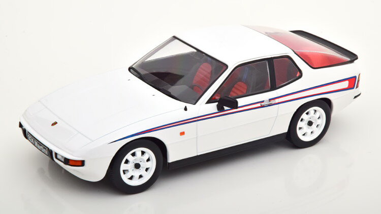 KK-SCALE 1/18 |VF 924 }eB[j 1985 zCgKK-Scale 1:18 Porsche 924 Martini 1985 white red blue