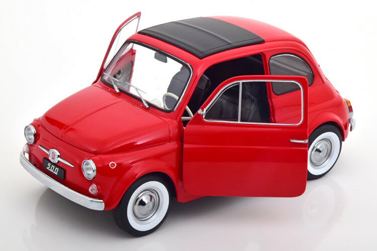 KK-Scale 1/12 フィアット 500 1968 レッド 開閉KK-Scale 1:12 Fiat 500 1968 red