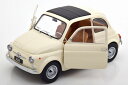 KK-Scale 1/12 フィアット 500 1968 クリーム 開閉KK-Scale 1:12 Fiat 500 1968 creme