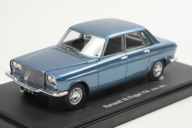 アベニュー43 1/43 ルノー R16 プロジェクト 114 フランス 1961 ブルー 333台限定 AVENUE43 1:43 RENAULT R16 PROJET 114 FRANCE 1961 BLUE MET LIMITED 333 ITEMS