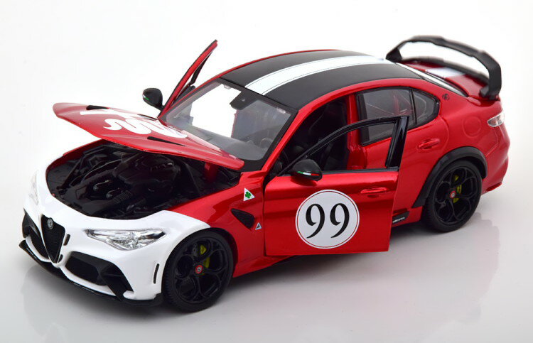 u[S 1/18 At@I WA GTAm #99 At@ RZ 2020 bh^bN JBburago 1:18 Alfa Romeo Giulia GTAm No 99 Alfa Corse 2020 redmetallic