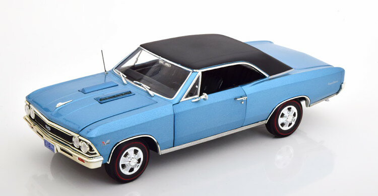 Ertl/Auto World 1/18 V{[ Rxbg SS 396 1966 u[^bN }bgubN JErtl/Auto World 1:18 Chevrolet Chevelle SS 396 1966 bluemetallic matt-black