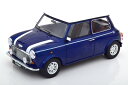 KK-Scale 1/12 ミニクーパー 左ハンドル ブルーメタリック/ホワイト 開閉KK-Scale 1:12 Mini Cooper LHD bluemetallic white