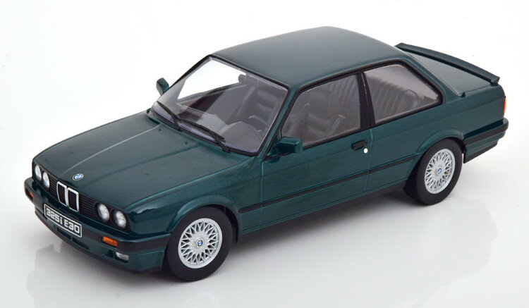 KK-SCALE 1/18 BMW 325i E30 Mパケット1 1987 ダークグリーンメタリックKK-Scale 1:18 BMW 325i E30 with M-Paket 1 1987 darkgreen-metallic