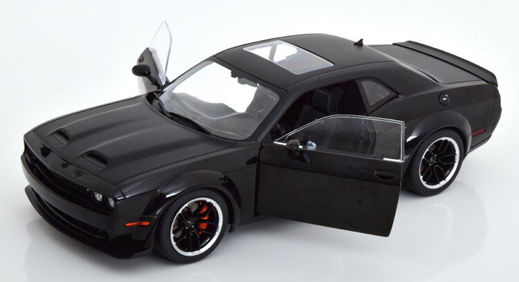ソリド 1/18 ダッジ チャレンジャー SRT ヘルキャット レッドアイ ワイドボディ 2020 ブラック 開閉Solido 1:18 Dodge Challenger SRT Hellcat Redeye Widebody 2020 black