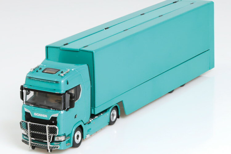 NZG 1/64 XJjA S730 V8 gbN gX|[^[ 2017 O[^bN JNZG 1/64 SCANIA S730 V8 TRUCK CAR TRANSPORTER 2017 GREEN MET