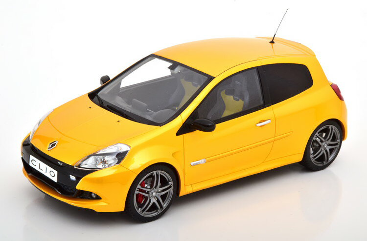 オットー 1/18 ルノー クリオ 3 RS Phase 2 Sport Cup 2010 イエローメタリック 2000台限定 Otto Mobile 1:18 Renault Clio 3 RS Phase 2 Sport Cup 2010 yellowmetallic Limited Edition 2000 pcs