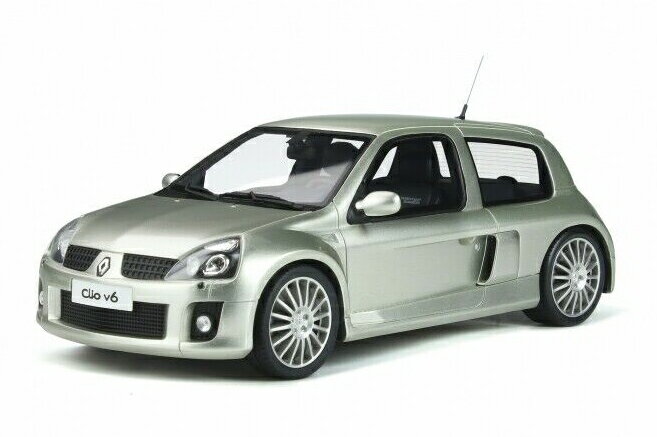 オットーモービル 1/18 ルノー クリオ V6 フェーズ 2 2003 チタニウムグレー 2000台限定 OttOmobile 1:18 Renault Clio V6 Phase 2 2003 titanium grey