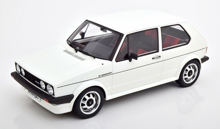 オットーモービル 1/12 フォルクスワーゲン ゴルフ 1 GTI 16S エッティンガー 1982 ホワイト 999台限定 Otto Mobile 1:12 VW Golf 1 GTI 16S Oettinger 1982 white Limited Edition 999 pcs