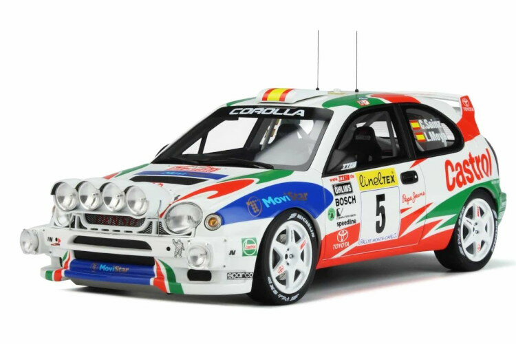 オットーモービル 1/18 トヨタ カローラ WRC #5 モンテカルロ 1998 Otto Mobile 1:18 Toyota Corolla WRC Rally Monte Carlo 1998 " Carlos Sainz "