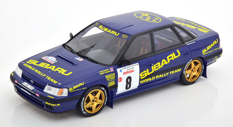 オットーモービル 1/18 スバル レガシィ RS #8 ツール・ド・コルス 1993 2000台限定 Otto Mobile 1:18 Subaru Legacy RS No 8 Rally Corse 1993 McRae/Ringer Limited Edition 2000 pcs