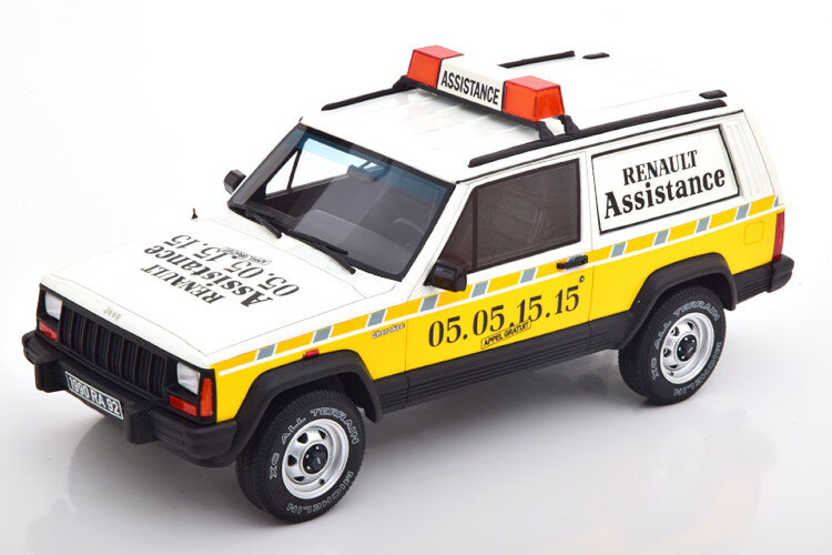 オットーモービル 1/18 ジープ チェロキー ルノー アシスタンス 1989 2000台限定Otto Mobile 1:18 Jeep Cherokee Renault Assistance 1989 Limited Edition 2000 pcs