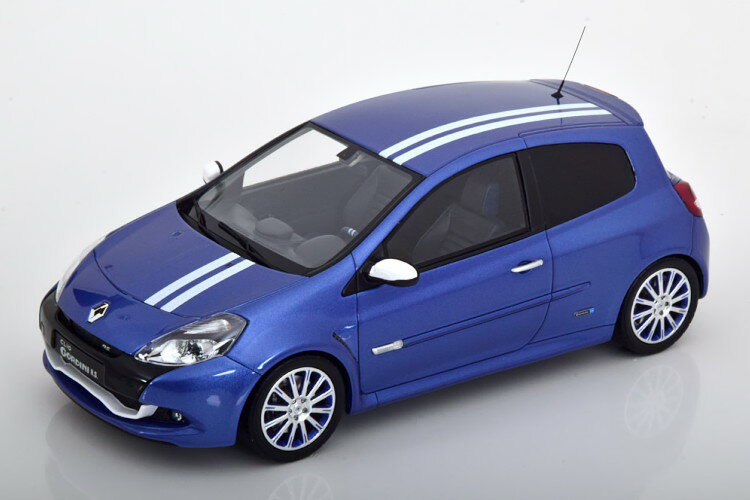 オットー 1/18 ルノー クリオ R.S. ゴルディーニ 2021 ブルーメタリック/ホワイト 2000台限定Otto Mobile 1:18 Renault Clio R.S. Gordini 2021 bluemetallic white Limited Edition 2000 pcs