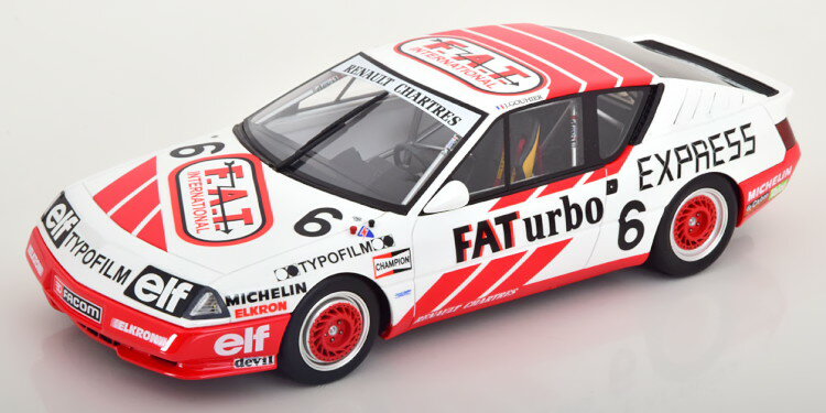 オットー 1/18 アルピーヌ GTA # 6 ヨーロッパ カップ 1987 1500台限定Otto Mobile 1:18 Alpine GTA No 6 Europe Cup 1987 Gouhier Limited Edition 1500 pcs