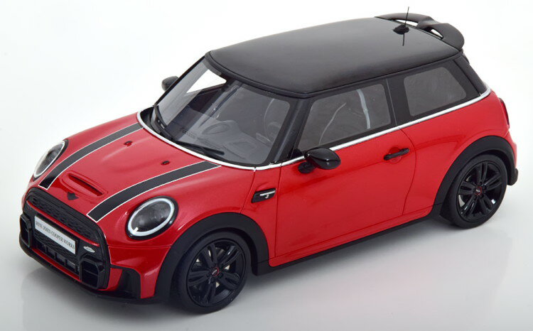 オットー 1/18 ミニ クーパー S JCW パッケージ 2021 レッド/ブラック 2000台限定Otto Mobile 1:18 Mini Cooper S JCW Package 2021 red black Limited Edition 2000 pcs