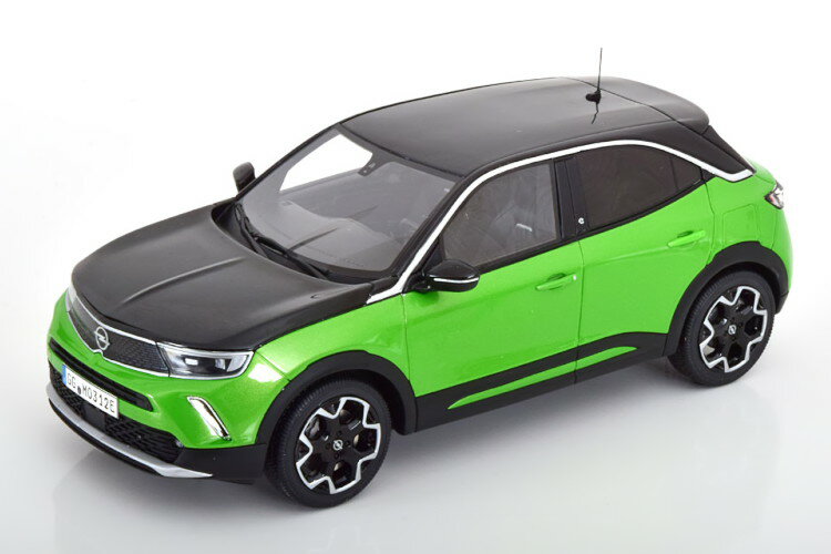 オットー 1/18 オペル モッカ-e GS 2021 グリーンメタリック/ブラック 999台限定Otto Mobile 1:18 Opel Mokka-e GS 2021 greenmetallic black Limited Edition 999 pcs