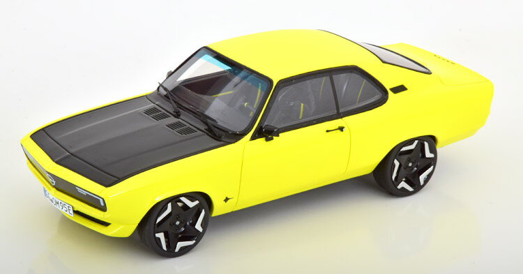 オットー 1/18 オペル マンタ GSE エレクトロモッド 2021 イエロー/ブラック 2000台限定Otto Mobile 1:18 Opel Manta GSE ElektroMOD 2021 yellow black Limited Edition 2000 pcs