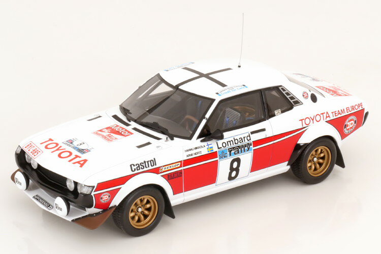 オットーモービル 1/18 トヨタ セリカ RA21 8 RACラリー 1977 Mikkola/Hertz 2000台限定Otto Mobile 1:18 TOYOTA Celica RA21 No 8 RAC Rally 1977 Mikkola/Hertz Limited Edition 2000 pcs