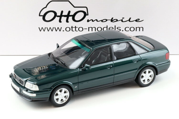 オットーモービル 1/18 アウディ S2/B3 セダン 1993 エメラルドグリーンOtto Mobile 1:18 Audi S2/B3 Sedan 1993 Emerald green