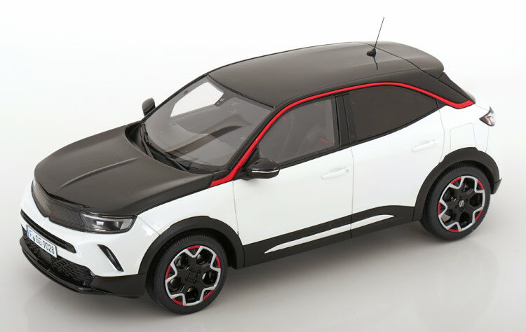 オットーモービル 1/18 オペル モッカ E GSライン 2021 ホワイト ブラック 999台限定Otto Mobile 1:18 Opel Mokka E GS Line 2021 white black Limited 999 pcs