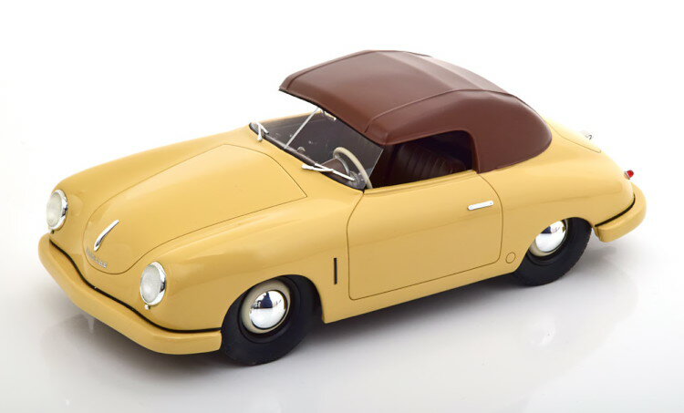 VR[ Pro.R 1/18 |VF 356 O~g Ro[`u N[Yh N[uESchuco Pro.R 1:18 Porsche 356 Gm?nd Convertible closed creme brown