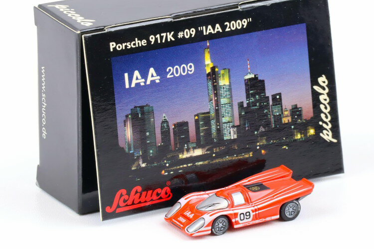 VR[ sbR 1/90 |VF 917K #09 IAA 2009 AgEbh fUC bhSchuco Piccolo 1:90 Porsche 917K #09 IAA 2009 Attwood Design red