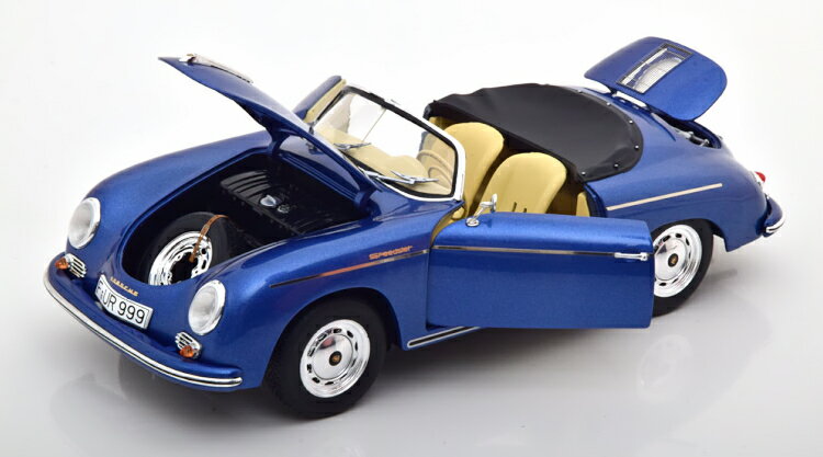 VR[ 1/18 |VF 356 Xs[hX^[ u[^bN JSchuco 1:18 Porsche 356 Speedster bluemetallic