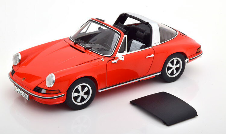 シュコー 1/18 ポルシェ 911S タルガ 1973 オレンジSchuco 1:18 Porsche 911S Targa 1973 orange