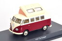 シュコー 1/43 フォルクスワーゲン T1b キャンピングカー ダークレッド クリーム 750台限定Schuco 1:43 VW T1b Camper darkred creme Limited Edition 750 pcs