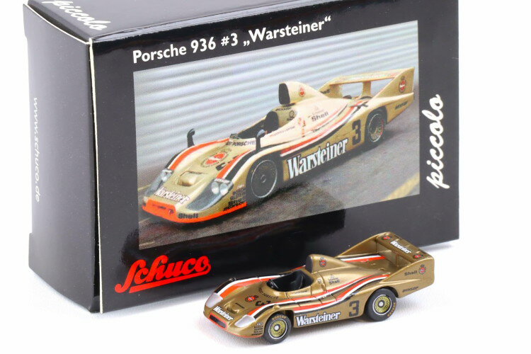 シュコー ピッコロ 1/90 ポルシェ 936 ヴァルシュタイナー 3 ゴールドSchuco Piccolo 1:90 Porsche 936 Warsteiner 3 gold