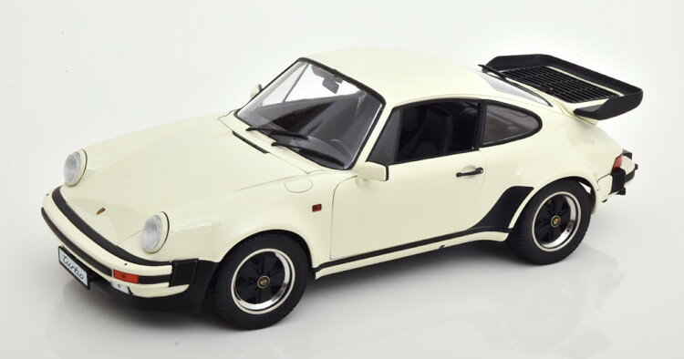 シュコー 1/12 ポルシェ 911 (930) ターボ ホワイト 開閉Schuco 1:12 Porsche 911 (930) Turbo White