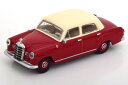 シュコー 1/64 メルセデス 180d W120 レッド/クリームSCHUCO 1:64 Mercedes 180d W120 red creme