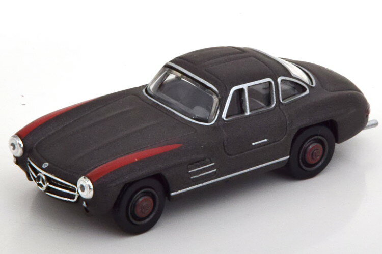 VR[ 1/64 ZfX 300SL W198 JX^ }bgO[/bhSCHUCO 1:64 Mercedes 300SL W198 Custom matt-grey red