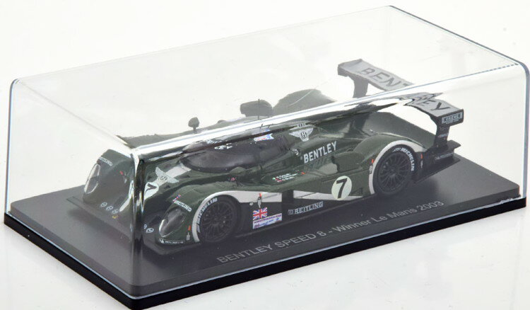 Xp[N 1/43 xg[ Xs[h 8 D 24ԃE} 2003 XyVGfBV AVFbg OȂSpark 1:43 Bentley Speed 8 Winner 24h Le Mans 2003 Capello/Kristensen/Smith special edition for Hachette