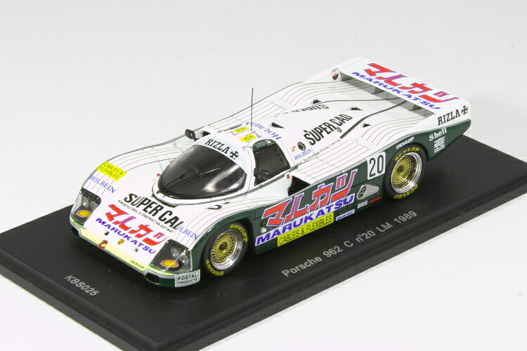 ÕiXp[N 1/43 |VF 962C #20 } 1989 Spark Porsche 962 C 962C #20 LM 1989 MARUKATSU Le Mans