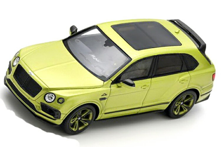 スパーク 1/43 ベントレー ベンテイガ パイクスピーク Limited Edition by Mulliner 2018 ライトグリーン Bentley Bentayga Pikes Peak lightgreen-metallic