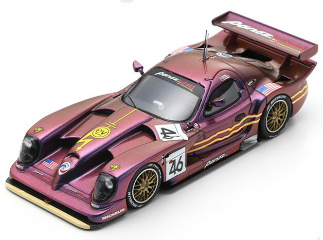 Xp[N 1/43 pmX GXyg GTR-1 Q9 nCubh 46 E}24ԑϋv[X 1998 p[v Spark 1:43 Panoz Esperante GTR-1 Q9 Hybrid No 46 24h Le Mans 1998 Weaver/McCarthy/OLConnell purple