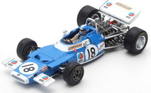 スパーク 1/43 マトラ MS80 カナダグランプリ ベルトワーズ 1969 ブルー Spark 1:43 Matra MS80 GP Canada 1969 Beltoise blue
